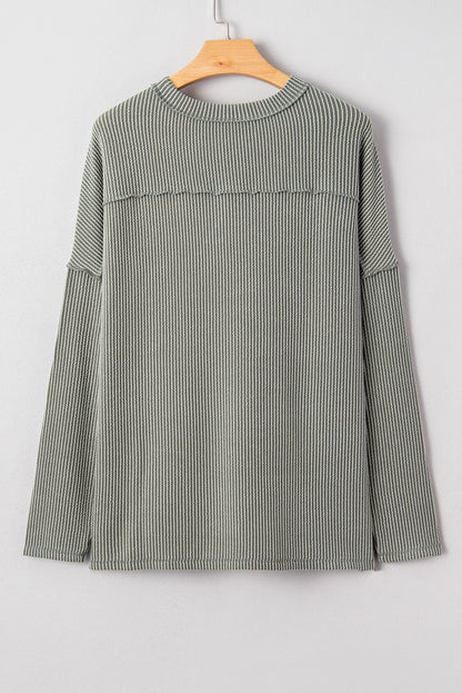 Juliette Sleeve Loose top Long Sleeve Top - Hello Beautiful BoutiqueLong Sleeve TopsThreaded Pear