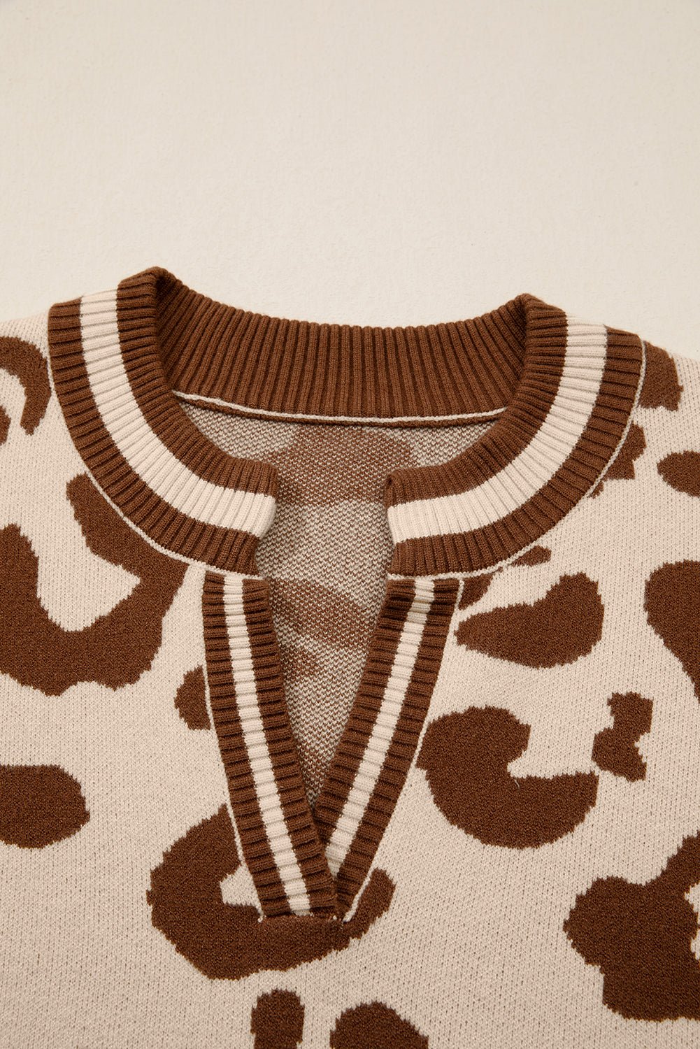 June Printed Knit Casual Sweater - Hello Beautiful BoutiqueSweatersThreaded Pear