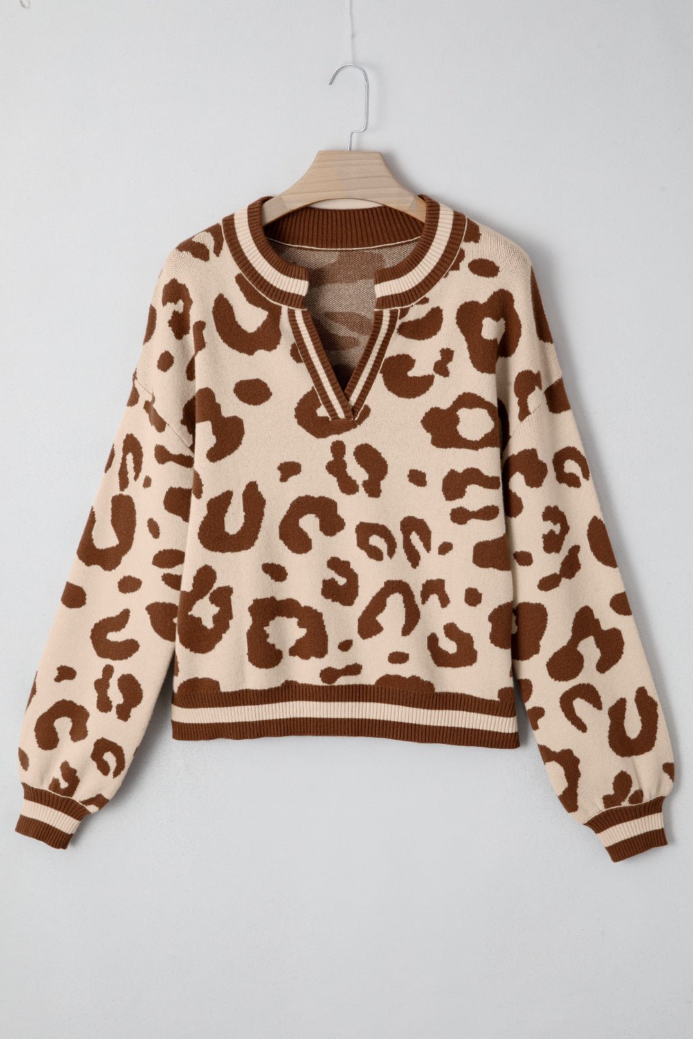 June Printed Knit Casual Sweater - Hello Beautiful BoutiqueSweatersThreaded Pear