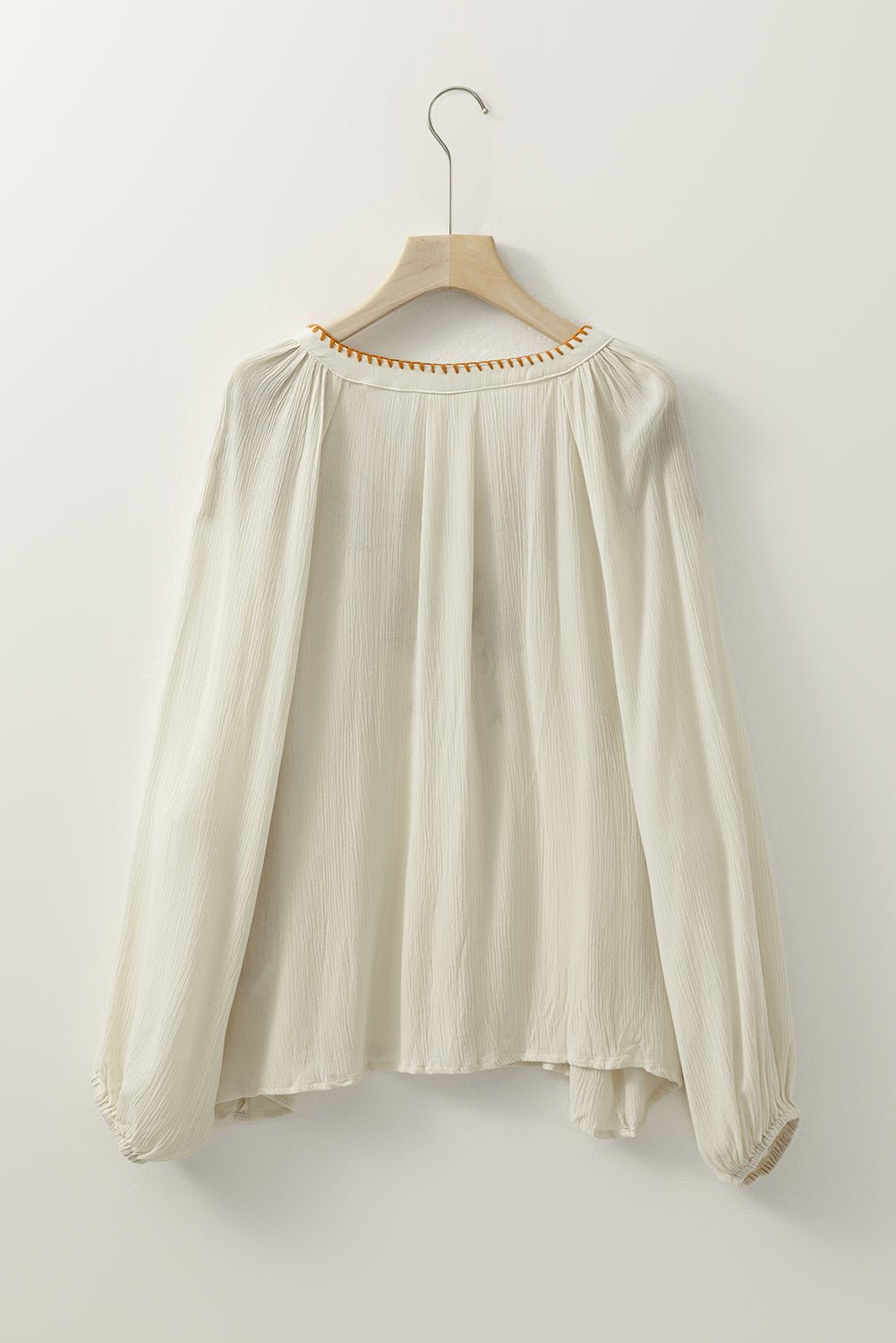 June Puff Sleeve Loose Shirt - Hello Beautiful BoutiqueBlouses & ShirtsThreaded Pear