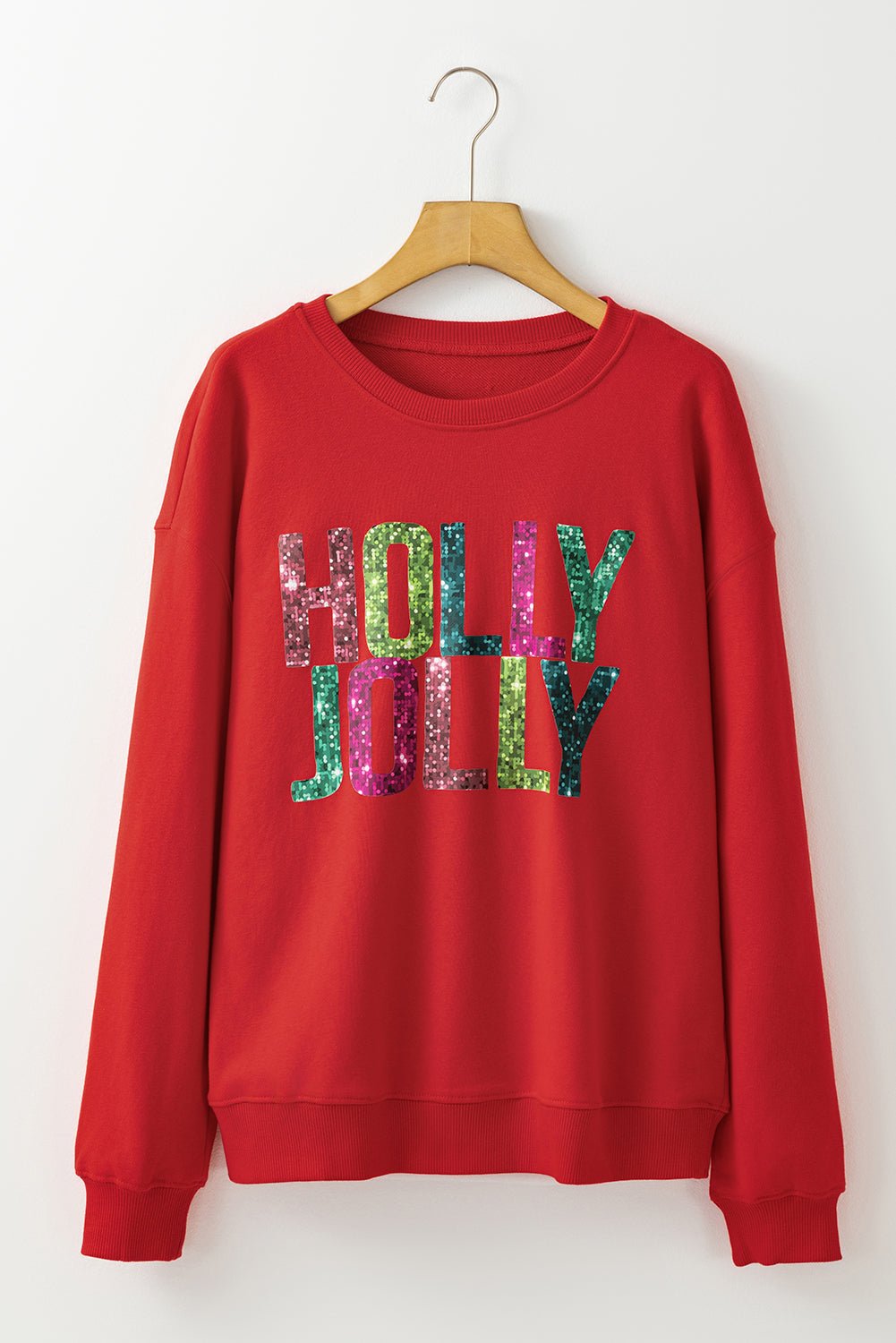Junora Jolly Printing Christmas Pullover - Hello Beautiful BoutiqueGraphic SweatshirtsThreaded Pear