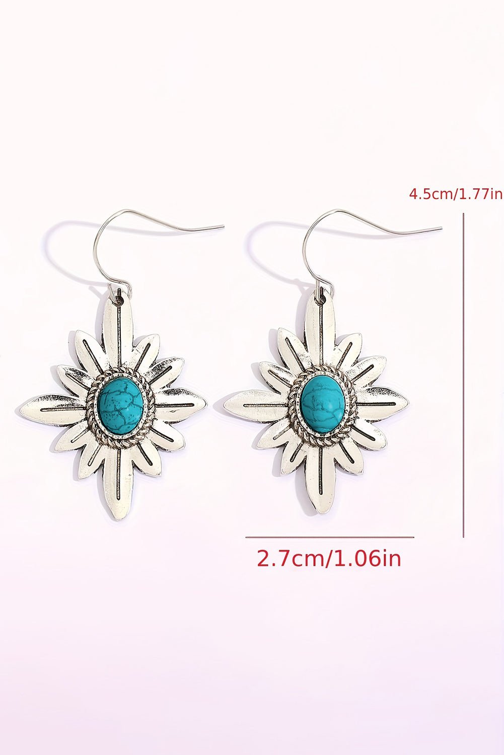 Kahlani Flower Shape Hook Earrings - Hello Beautiful BoutiqueJewelryThreaded Pear
