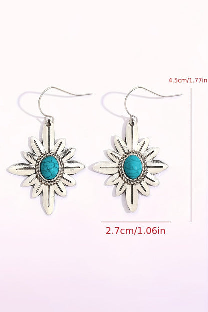 Kahlani Flower Shape Hook Earrings - Hello Beautiful BoutiqueJewelryThreaded Pear
