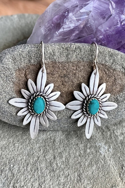 Kahlani Flower Shape Hook Earrings - Hello Beautiful BoutiqueJewelryThreaded Pear