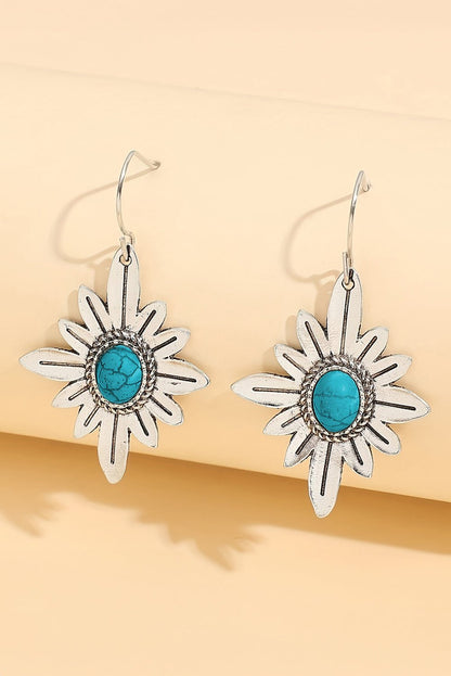 Kahlani Flower Shape Hook Earrings - Hello Beautiful BoutiqueJewelryThreaded Pear
