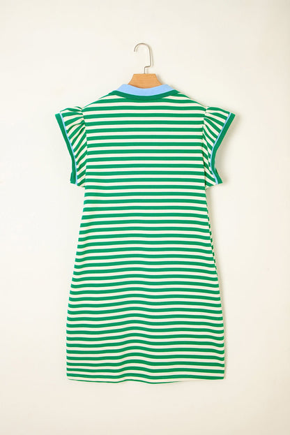 Kahlani Flutter Sleeve Short Dress - Hello Beautiful BoutiqueMini DressesThreaded Pear