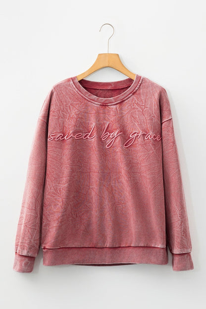 Kaia Mineral Wash Loose Sweatshirt - Hello Beautiful BoutiqueSweatshirts & HoodiesThreaded Pear