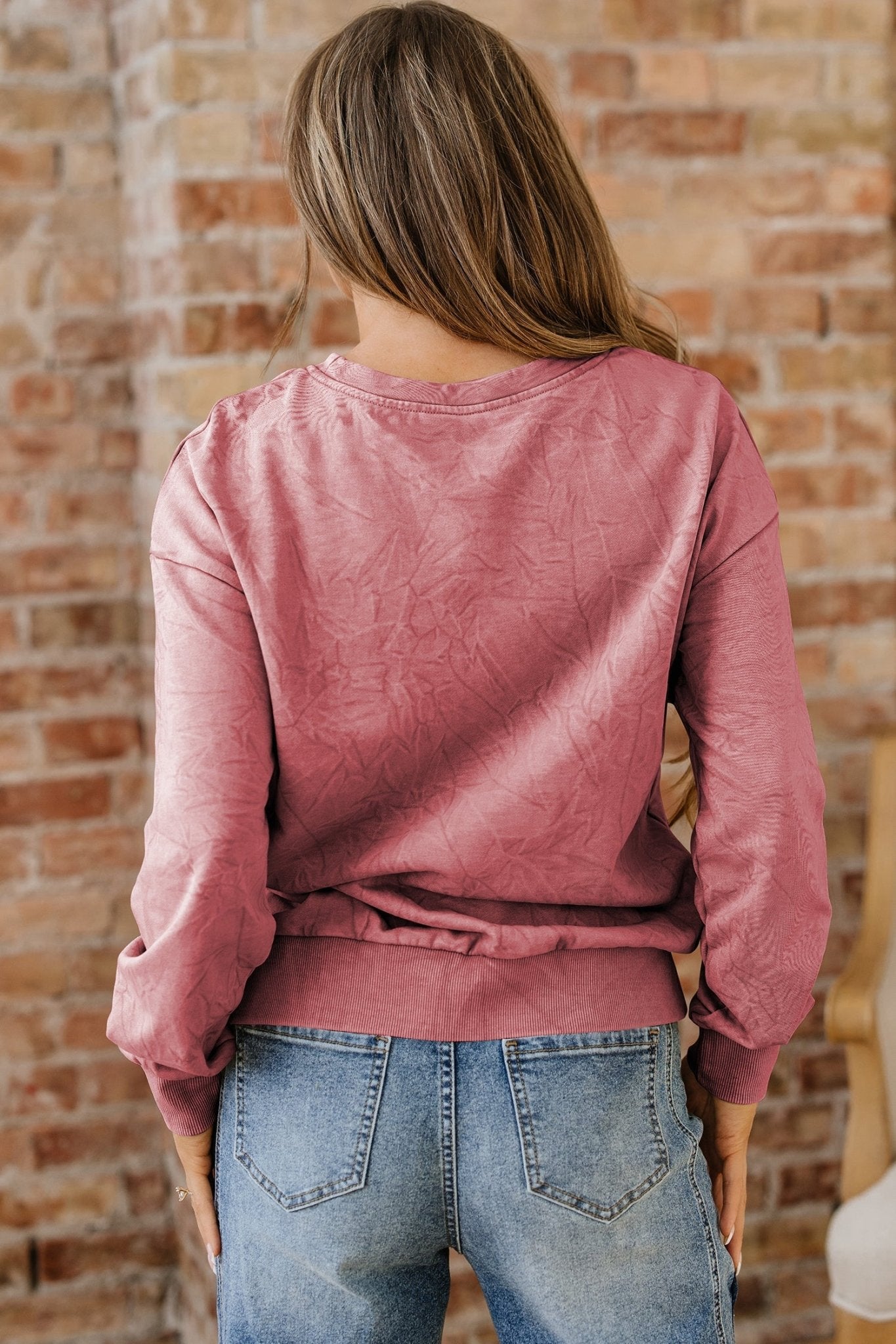 Kaia Mineral Wash Loose Sweatshirt - Hello Beautiful BoutiqueSweatshirts & HoodiesThreaded Pear