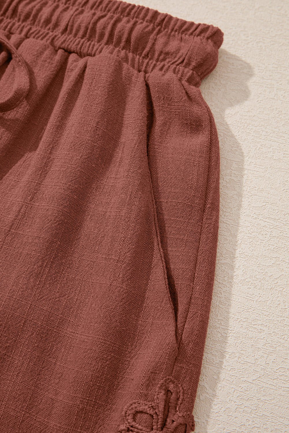 Kaia Waist Loose Linen Shorts - Hello Beautiful BoutiqueCasual ShortsThreaded Pear