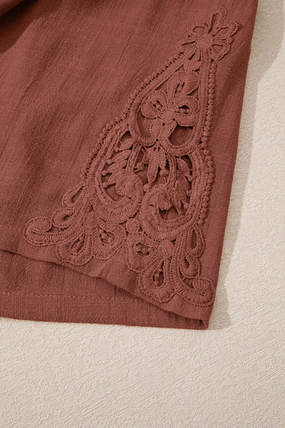 Kaia Waist Loose Linen Shorts - Hello Beautiful BoutiqueCasual ShortsThreaded Pear