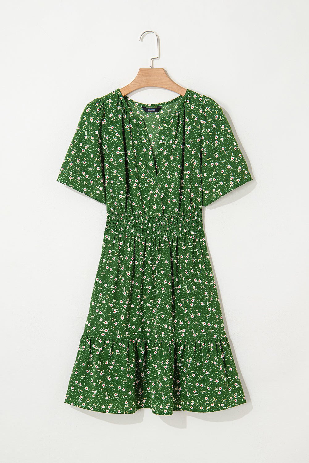 Kailani High Waistband Mini Dress - Hello Beautiful BoutiqueFloral DressesThreaded Pear