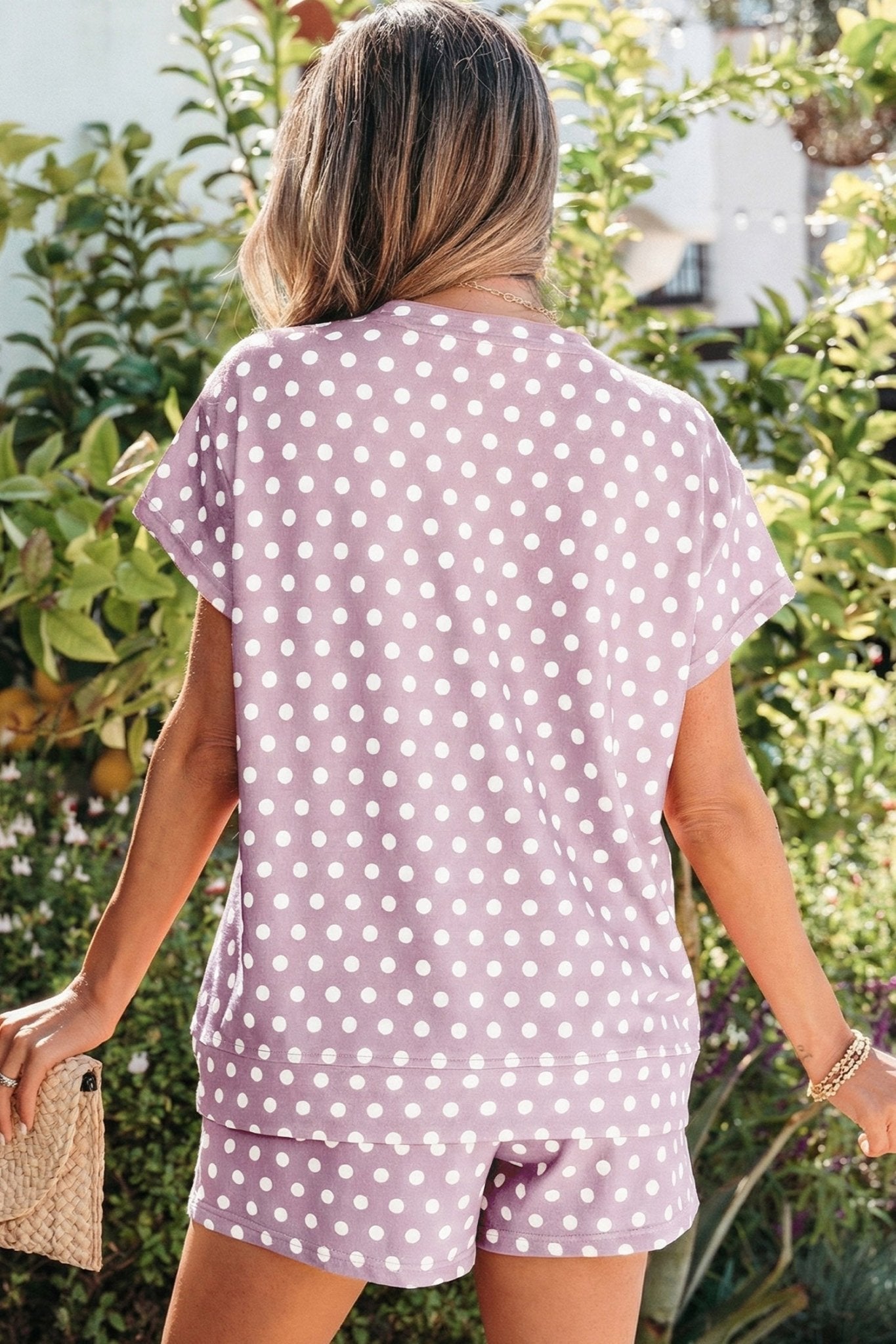 Kaiya Dot Print Short Set - Hello Beautiful BoutiqueShort SetsThreaded Pear