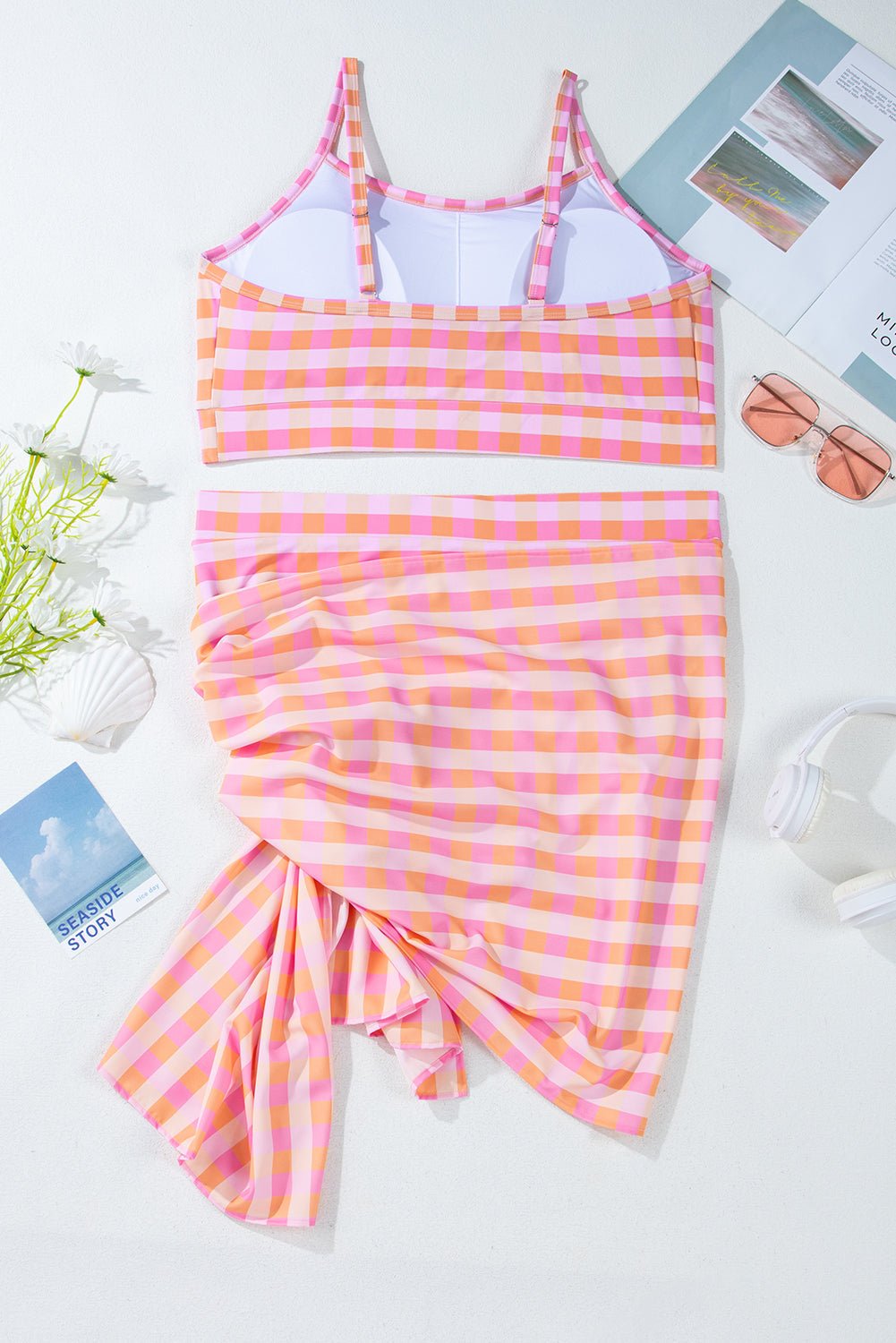 Kali High Waist Bikini PLUS Set - Hello Beautiful BoutiquePlus Size SwimwearThreaded Pear