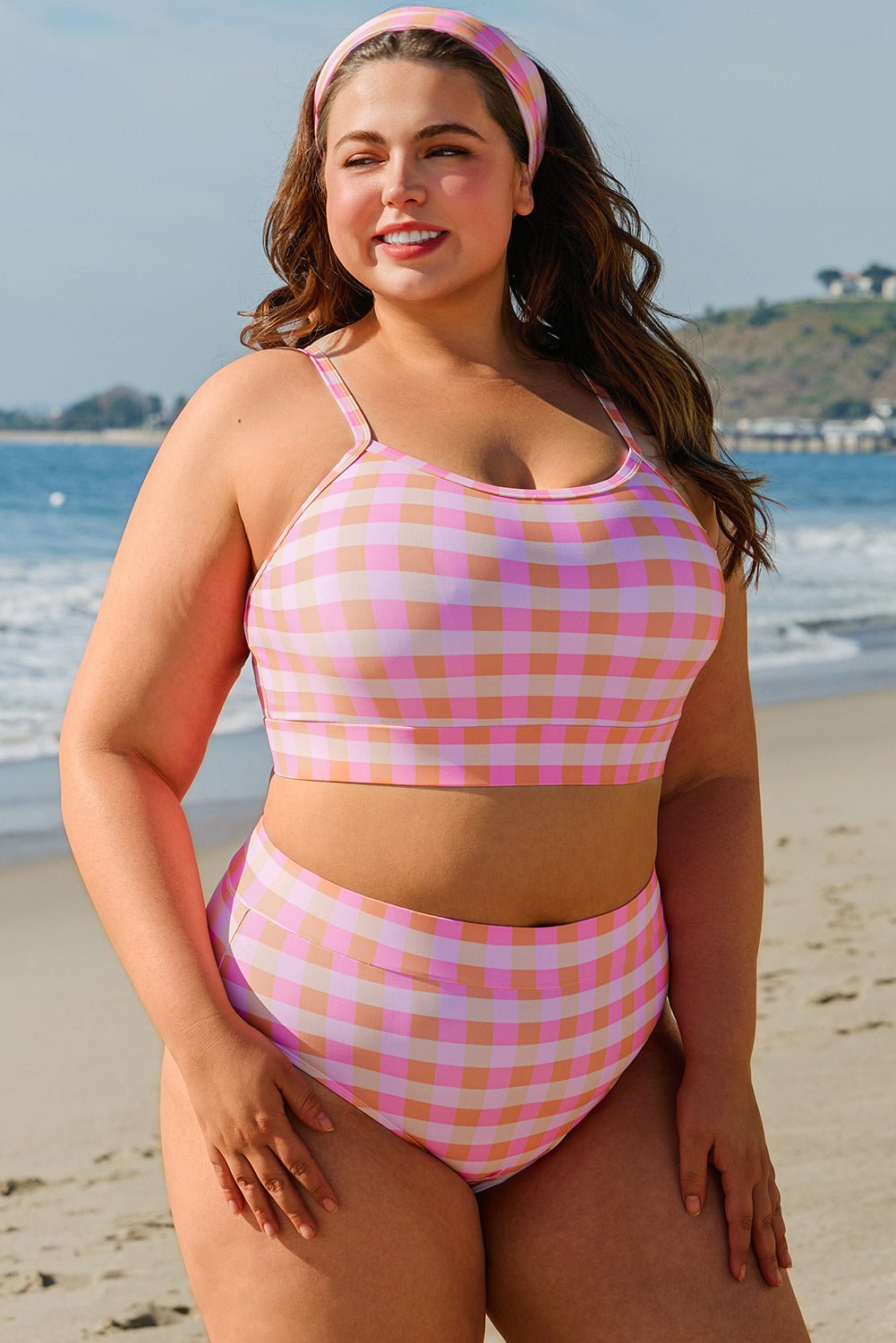Kali High Waist Bikini PLUS Set - Hello Beautiful BoutiquePlus Size SwimwearThreaded Pear