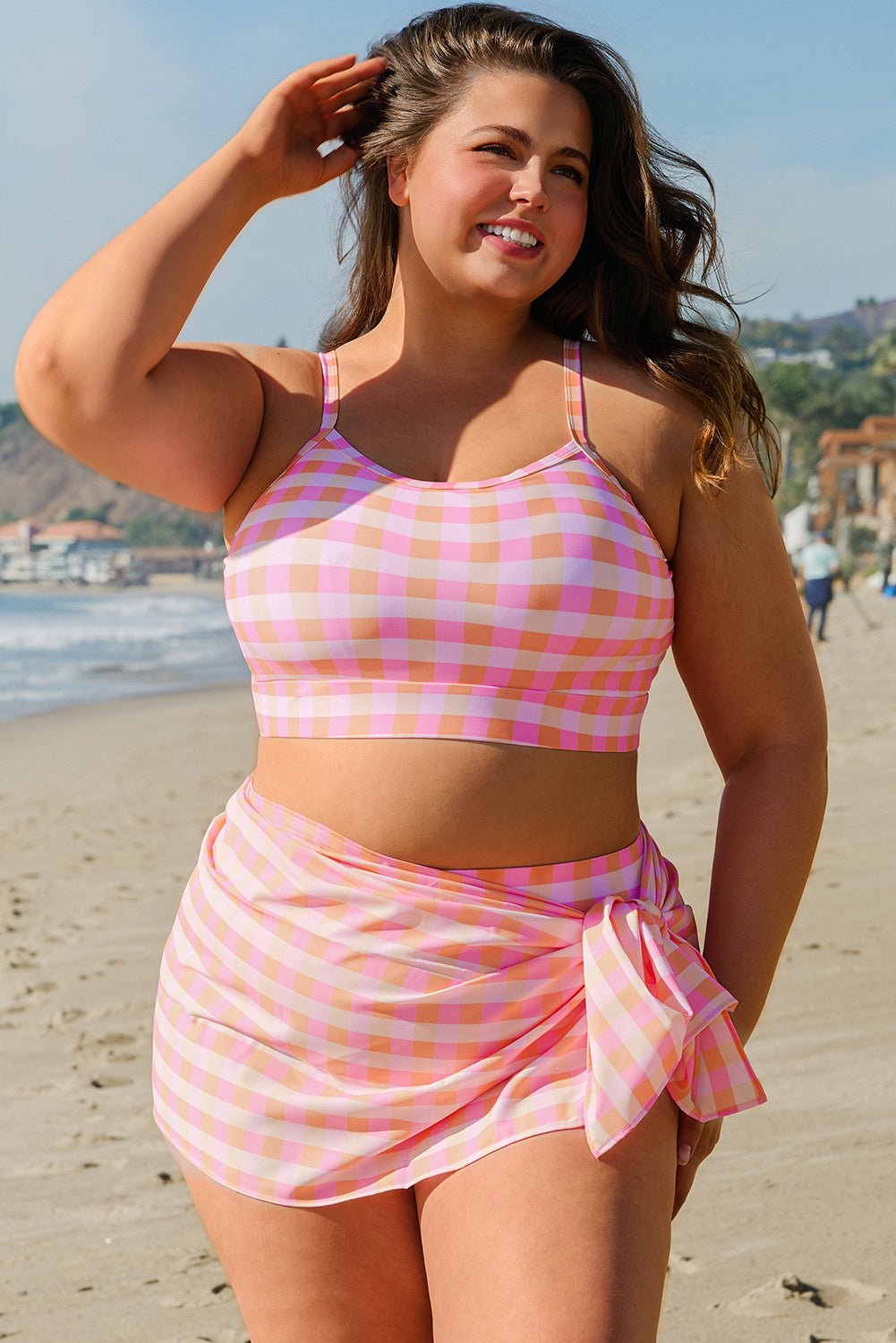 Kali High Waist Bikini PLUS Set - Hello Beautiful BoutiquePlus Size SwimwearThreaded Pear