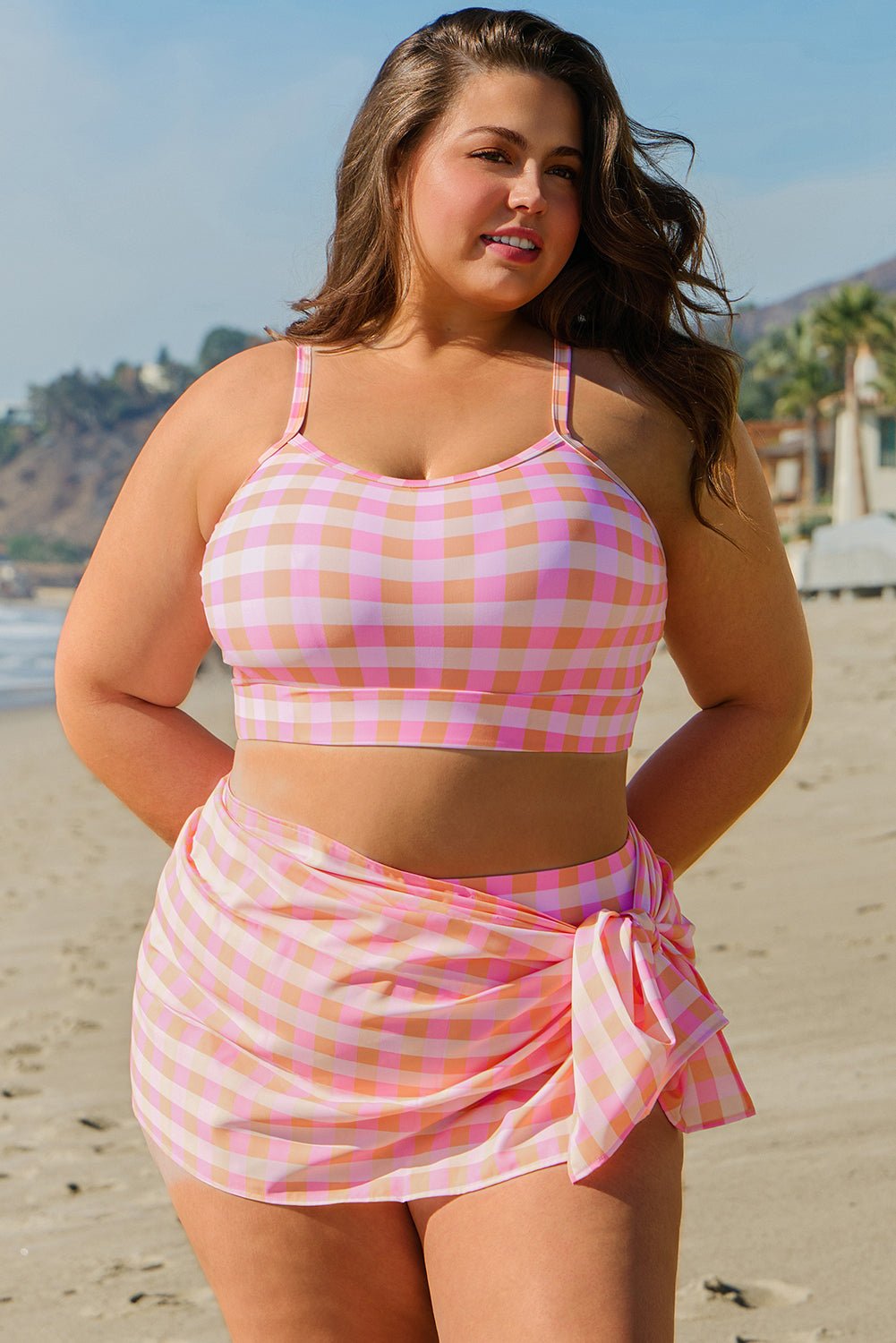 Kali High Waist Bikini PLUS Set - Hello Beautiful BoutiquePlus Size SwimwearThreaded Pear
