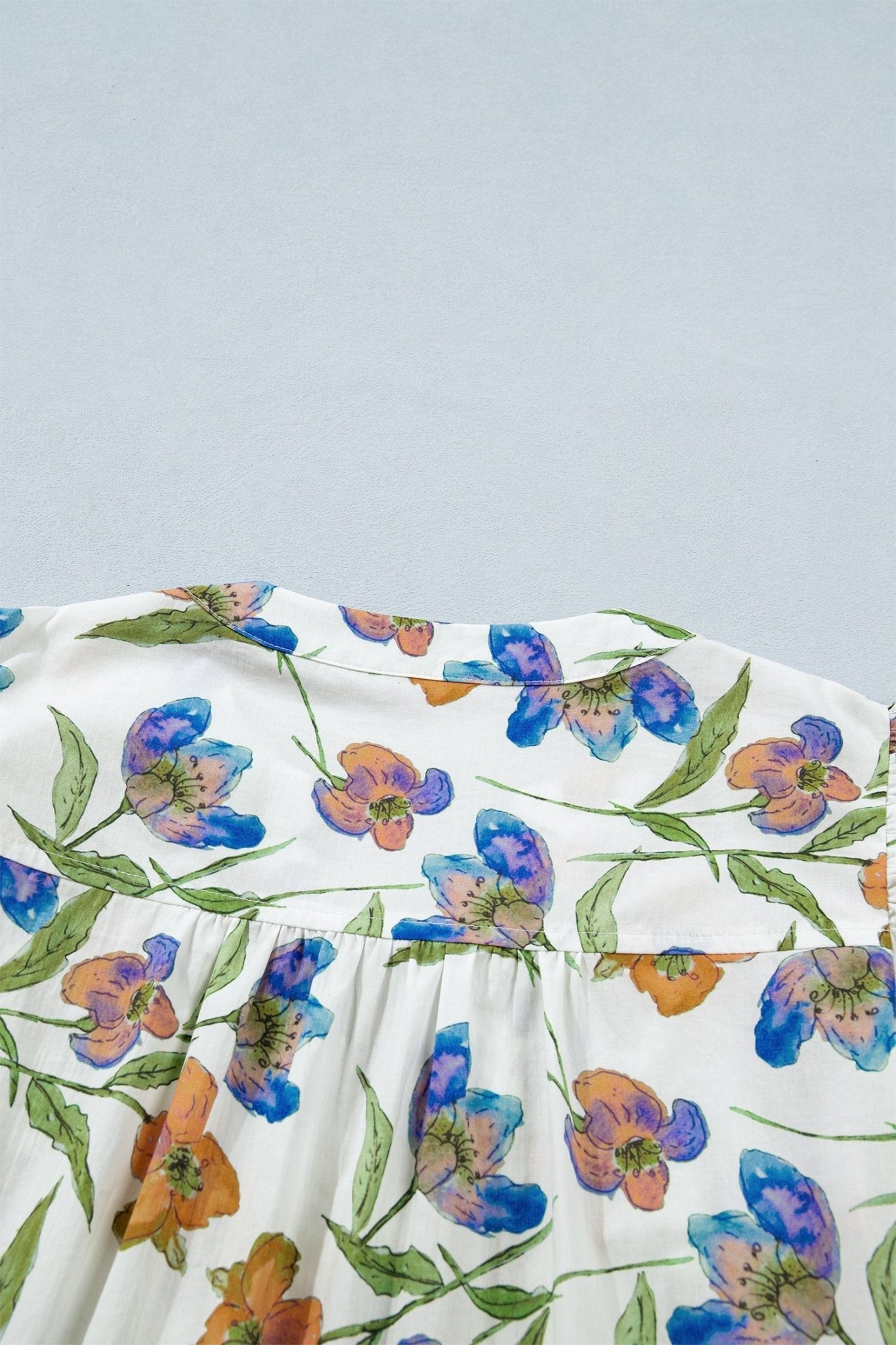 Kaliyah Binding Tape Cotton Blouse - Hello Beautiful BoutiqueBlouses & ShirtsThreaded Pear