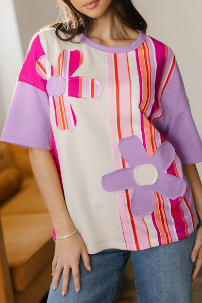 Kallie Half Sleeve Loose Top - Hello Beautiful BoutiqueTops & TeesThreaded Pear