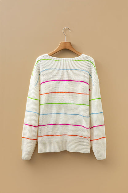 Kamila Drop Shoulder Baggy Sweater - Hello Beautiful BoutiqueSweatersThreaded Pear