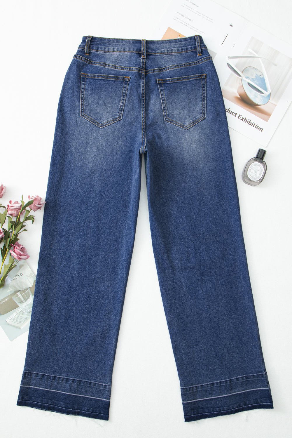 Kamiyah High Rise Loose Jeans - Hello Beautiful BoutiqueJeansThreaded Pear