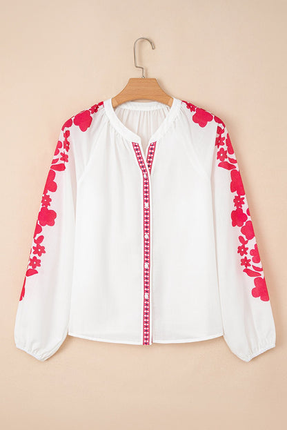 Karibella Sleeve Casual Shirt Long Sleeve Top - Hello Beautiful BoutiqueBlouses & ShirtsThreaded Pear