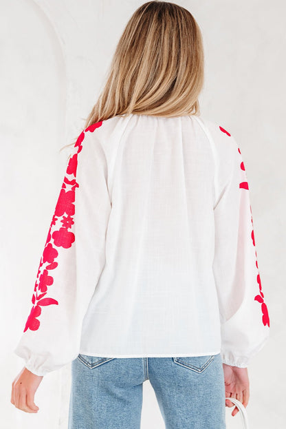 Karibella Sleeve Casual Shirt Long Sleeve Top - Hello Beautiful BoutiqueBlouses & ShirtsThreaded Pear