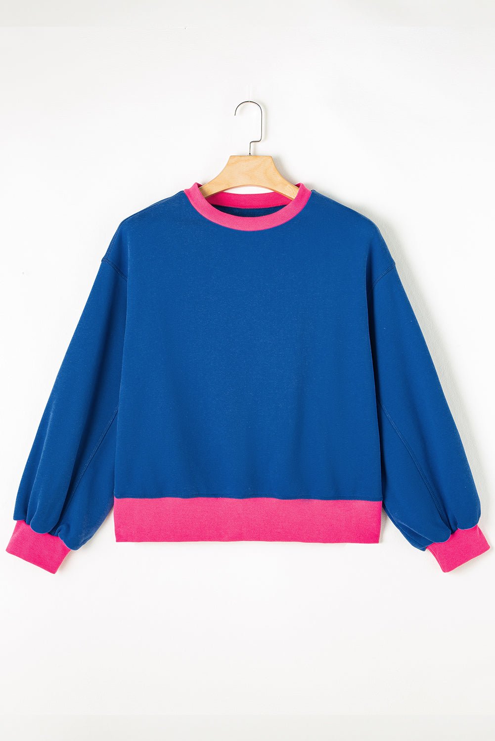 Karilia Colorblock Bubble Sleeve Sweatshirt - Hello Beautiful BoutiqueSweatshirts & HoodiesThreaded Pear