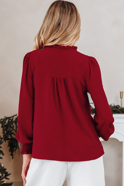 Karimya Long Sleeve Blouse Long Sleeve Top - Hello Beautiful BoutiqueBlouses & ShirtsThreaded Pear