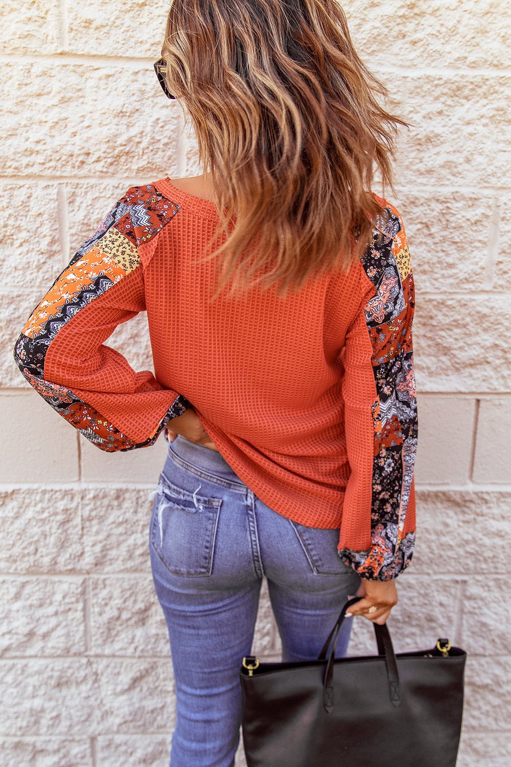 Karina Eyelet thermal Knit Top - Hello Beautiful BoutiqueLong Sleeve TopsThreaded Pear