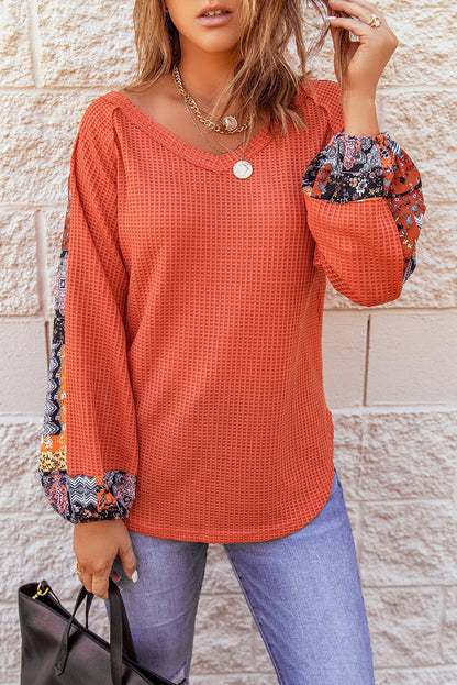 Karina Eyelet thermal Knit Top - Hello Beautiful BoutiqueLong Sleeve TopsThreaded Pear