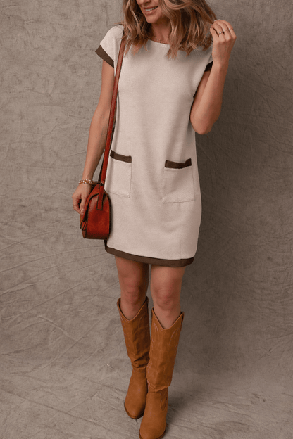 Karsyn Trim Shift Mini Dress - Hello Beautiful BoutiqueMini DressesThreaded Pear