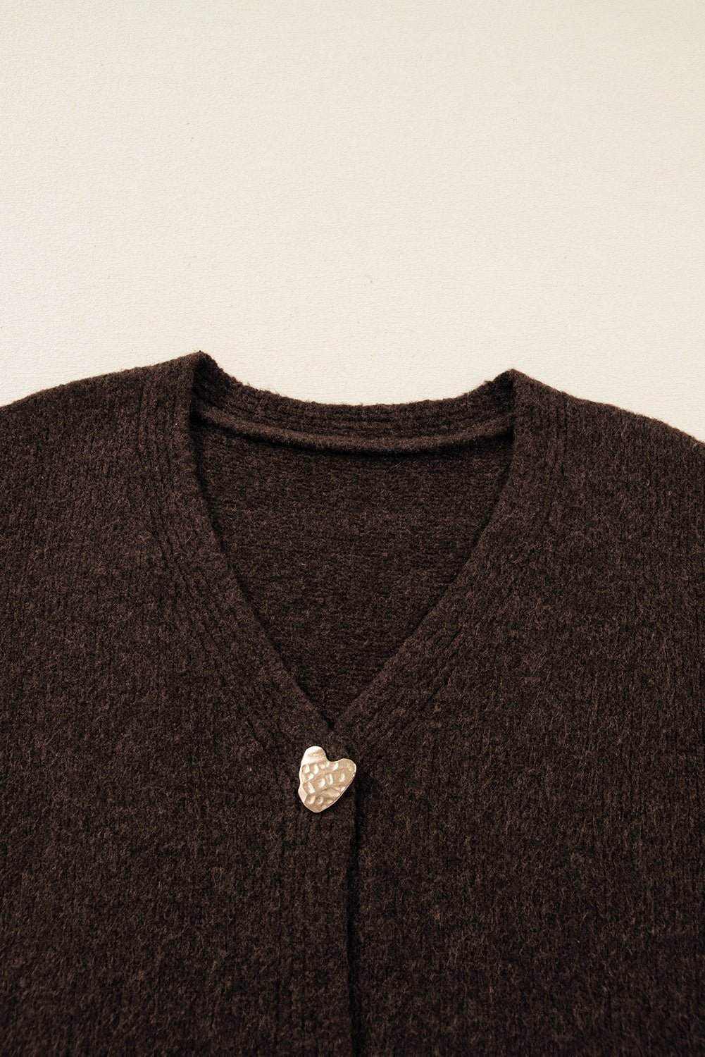 Kassidy Heart Metal Cardigan Sweater - Hello Beautiful BoutiqueCardigansThreaded Pear