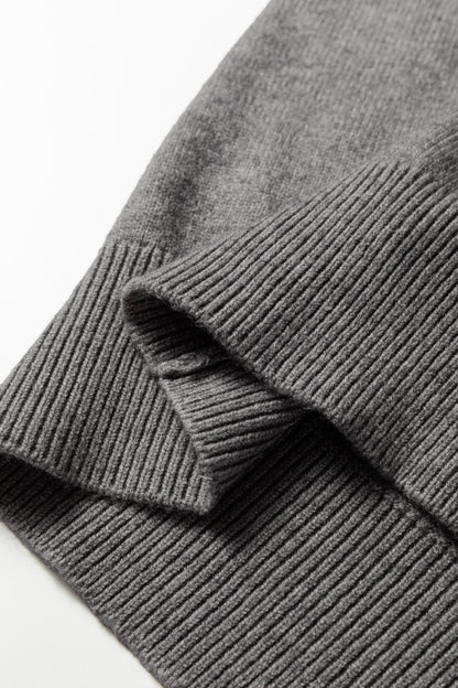 Katelyn Patchwork Cuffs Loose Sweater - Hello Beautiful BoutiqueSweatersThreaded Pear