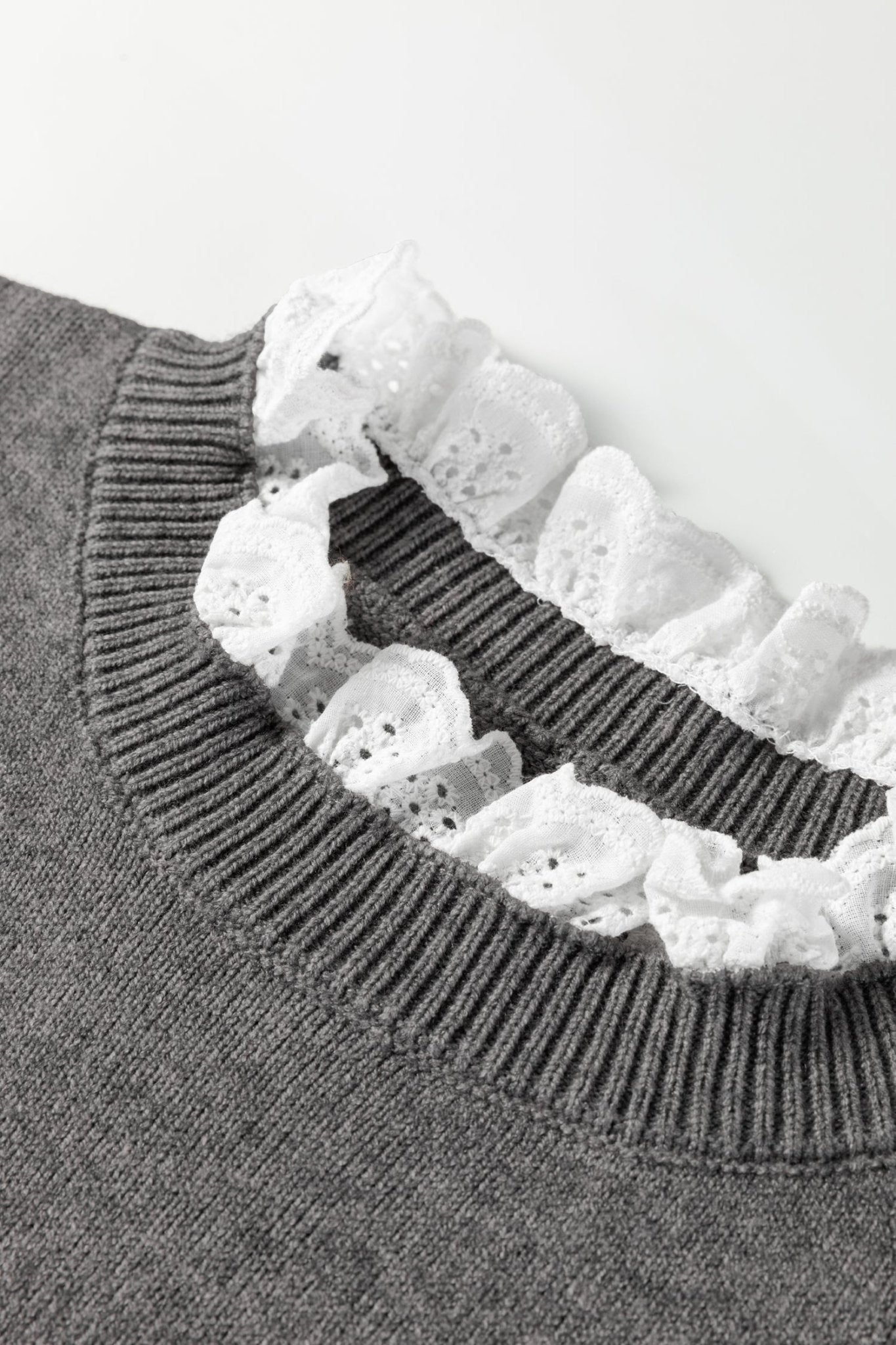 Katelyn Patchwork Cuffs Loose Sweater - Hello Beautiful BoutiqueSweatersThreaded Pear