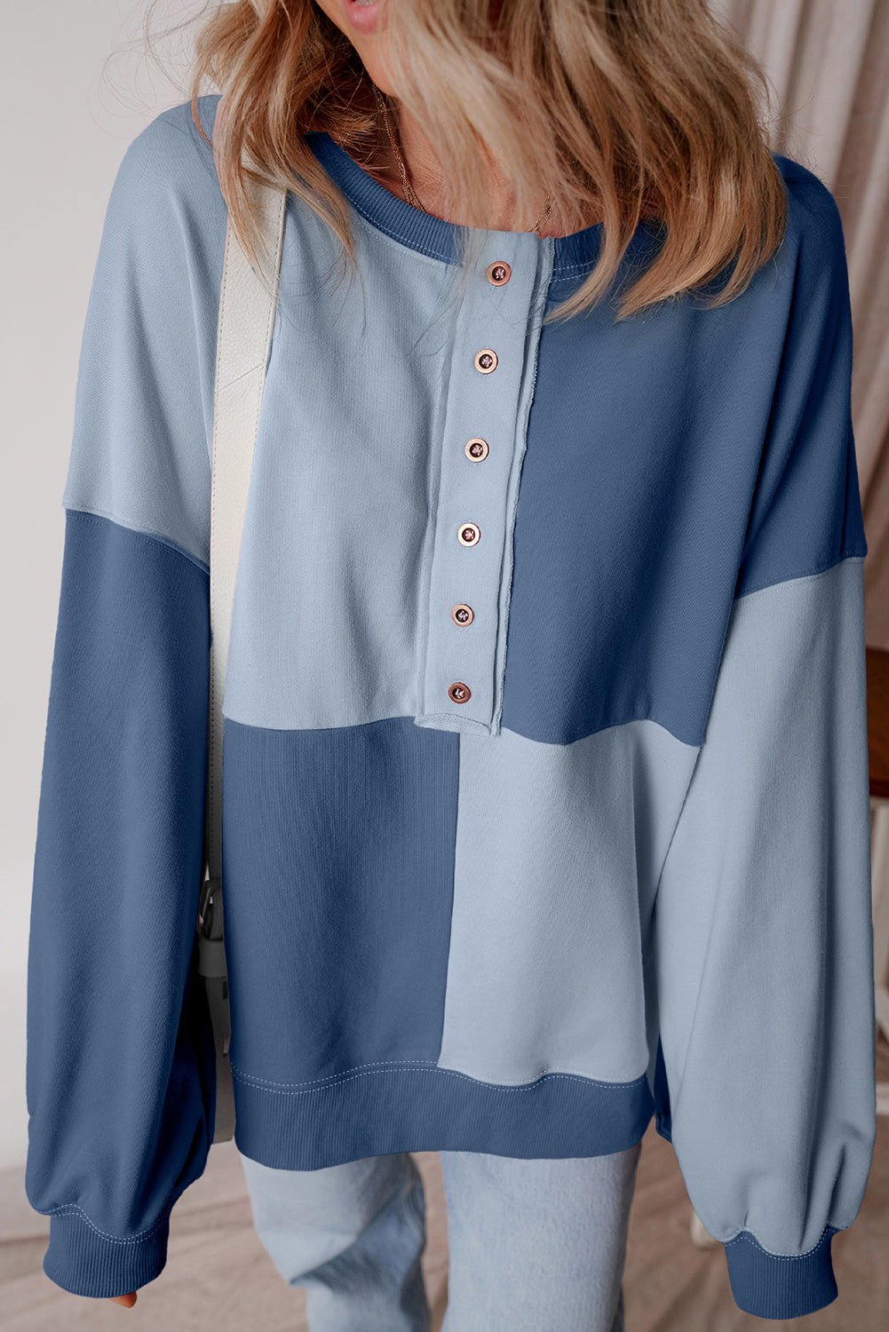 Katherine High Low Oversize Sweatshirt - Hello Beautiful BoutiqueSweatshirts & HoodiesThreaded Pear
