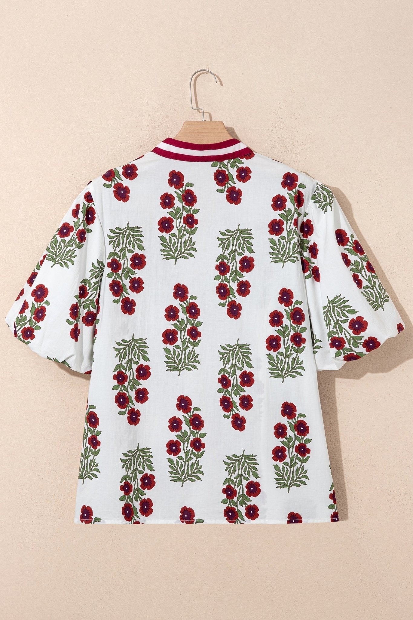 Katherine Short Sleeve Cotton PLUS Blouse - Hello Beautiful BoutiquePlus Size Blouses & ShirtsThreaded Pear