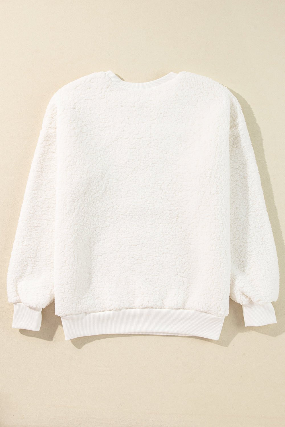 Katie Chenille Graphic Sherpa Sweatshirt - Hello Beautiful BoutiqueSweatshirts & HoodiesThreaded Pear