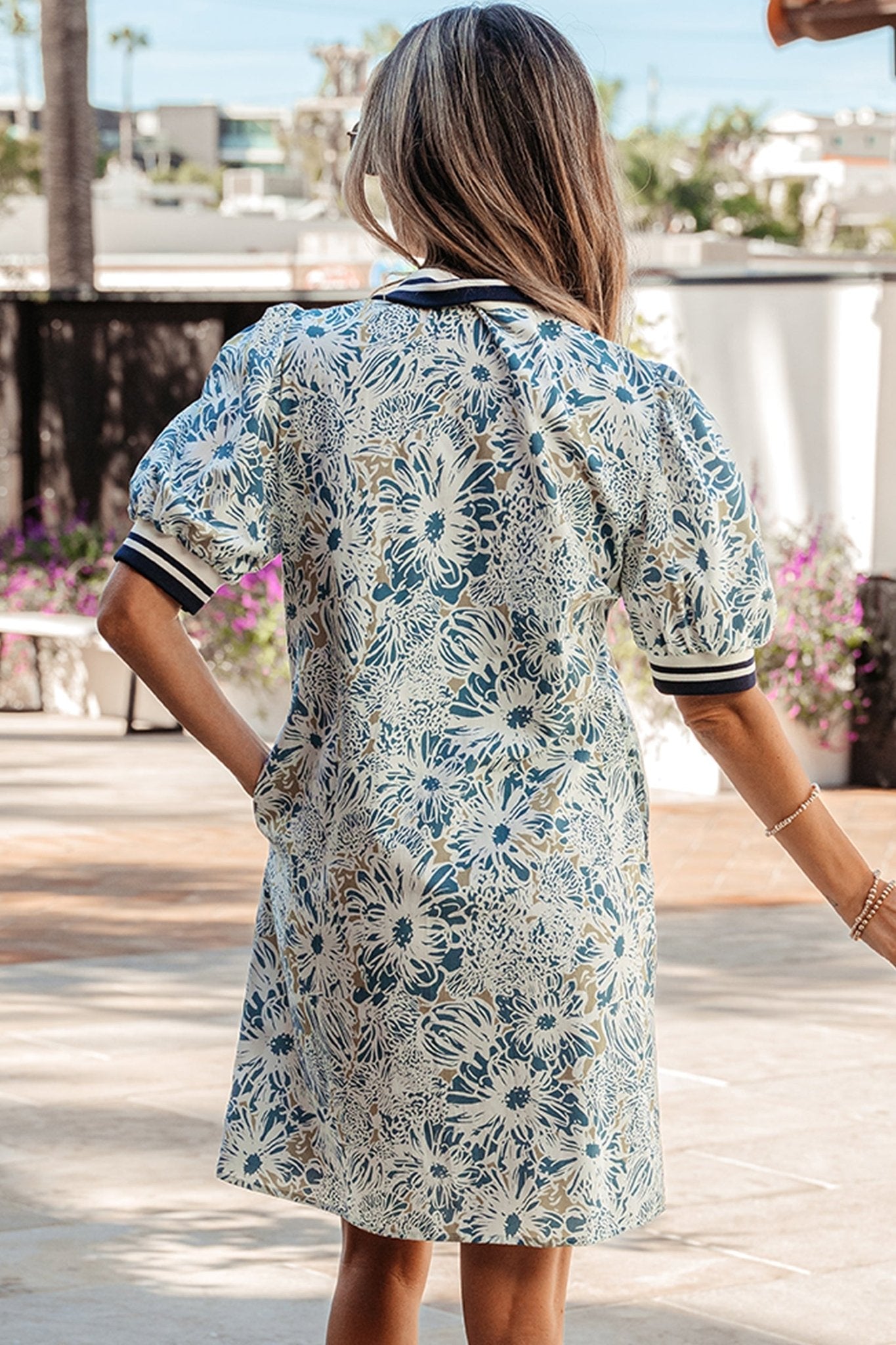 Kaylani Short Sleeve Mini Dress - Hello Beautiful BoutiqueFloral DressesThreaded Pear