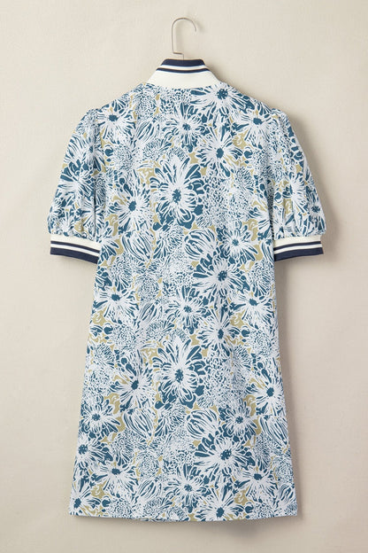 Kaylani Short Sleeve Mini Dress - Hello Beautiful BoutiqueFloral DressesThreaded Pear
