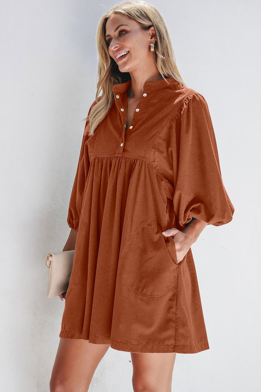 Kaylee Waist Bracelet Sleeve Dress - Hello Beautiful BoutiqueMini DressesThreaded Pear