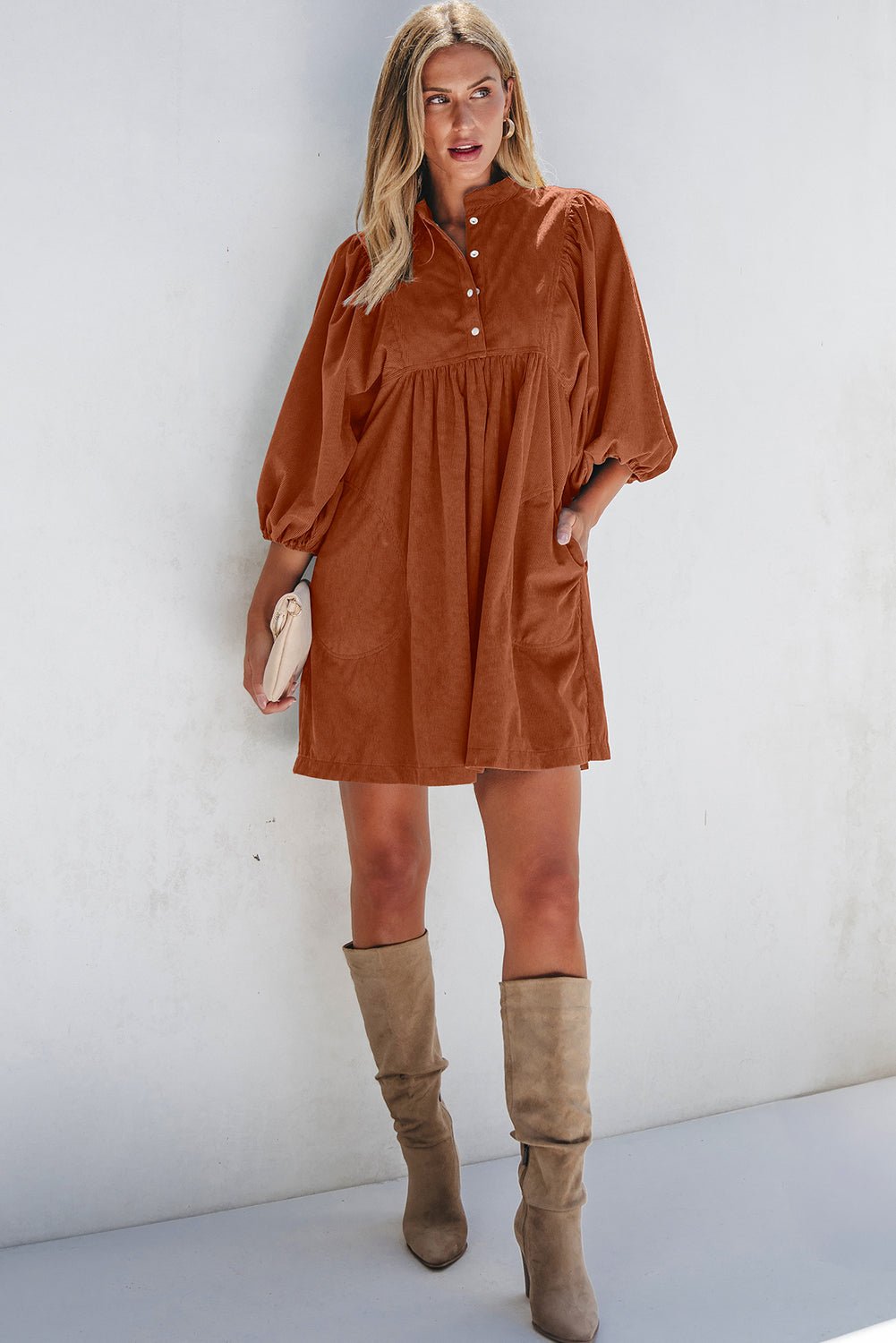 Kaylee Waist Bracelet Sleeve Dress - Hello Beautiful BoutiqueMini DressesThreaded Pear