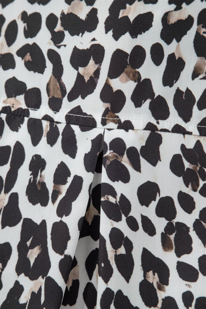 Kayleigh Print Contrast Trim Long Sleeve PLUS Top - Hello Beautiful BoutiquePlus Size Long Sleeve TopsThreaded Pear