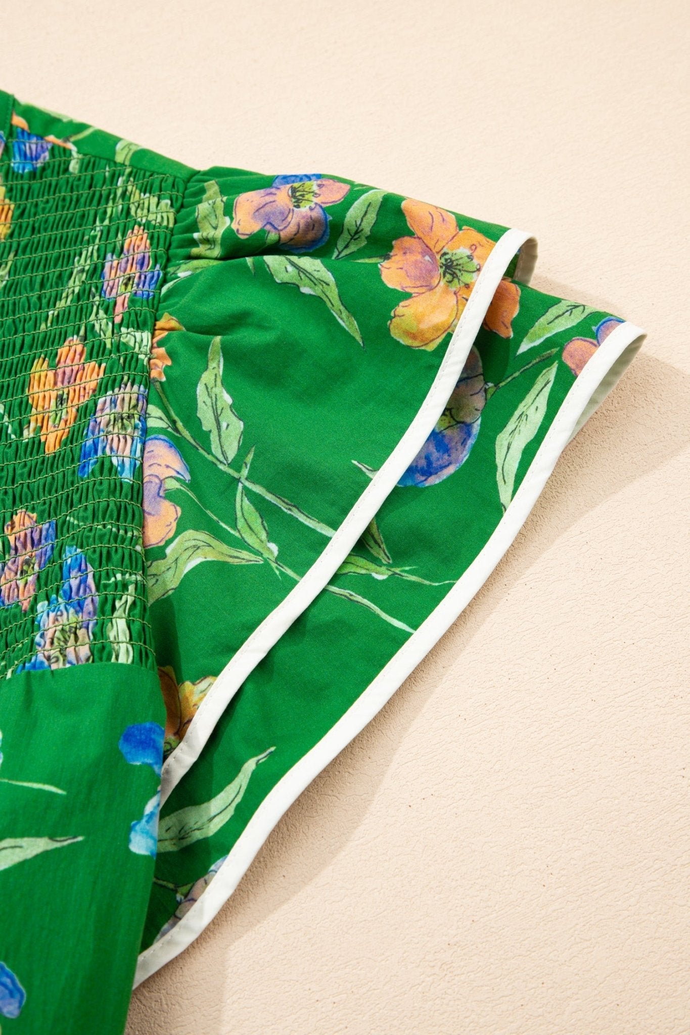 Keilani Short Sleeve Floral PLUS Top - Hello Beautiful BoutiquePlus Size Blouses & ShirtsThreaded Pear