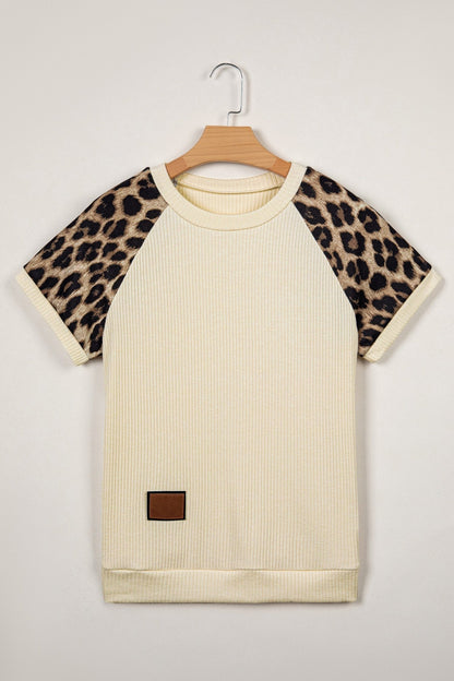 Keily Contrast Sleeve Loose Tee - Hello Beautiful BoutiqueTops & TeesThreaded Pear