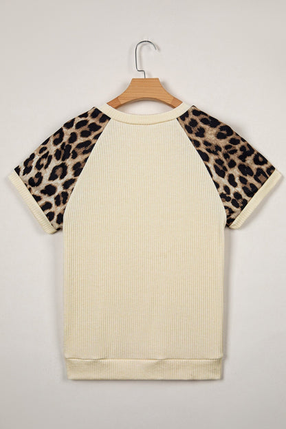 Keily Contrast Sleeve Loose Tee - Hello Beautiful BoutiqueTops & TeesThreaded Pear