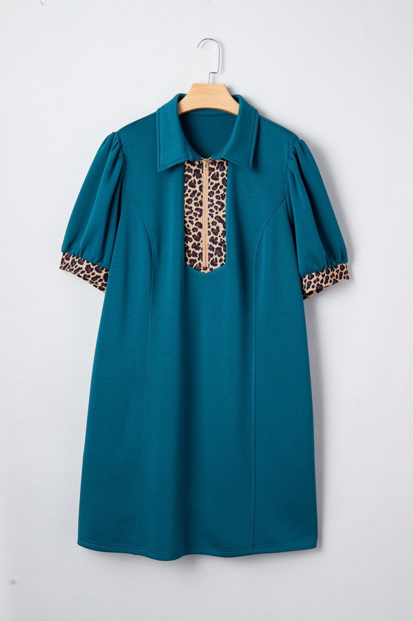 Keily Zip Collared Mini PLUS Dress - Hello Beautiful BoutiquePre Order Plus SizeThreaded Pear