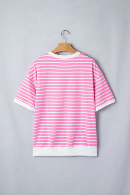 Keira Short Sleeve Loose Top - Hello Beautiful BoutiqueTops & TeesThreaded Pear