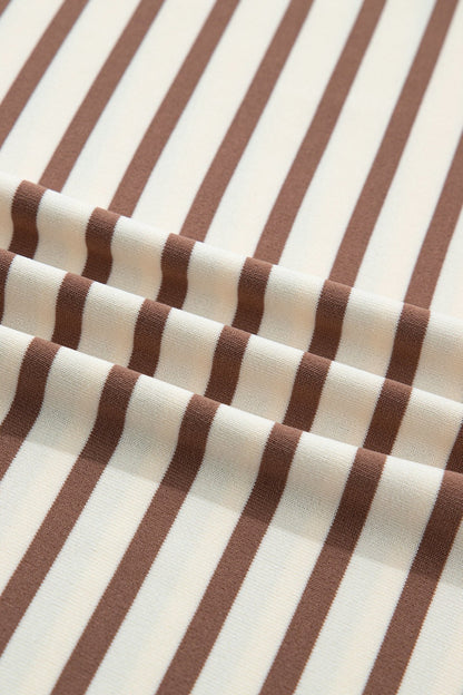 Keira Stripe Half T Shirt - Hello Beautiful BoutiqueTops & TeesThreaded Pear