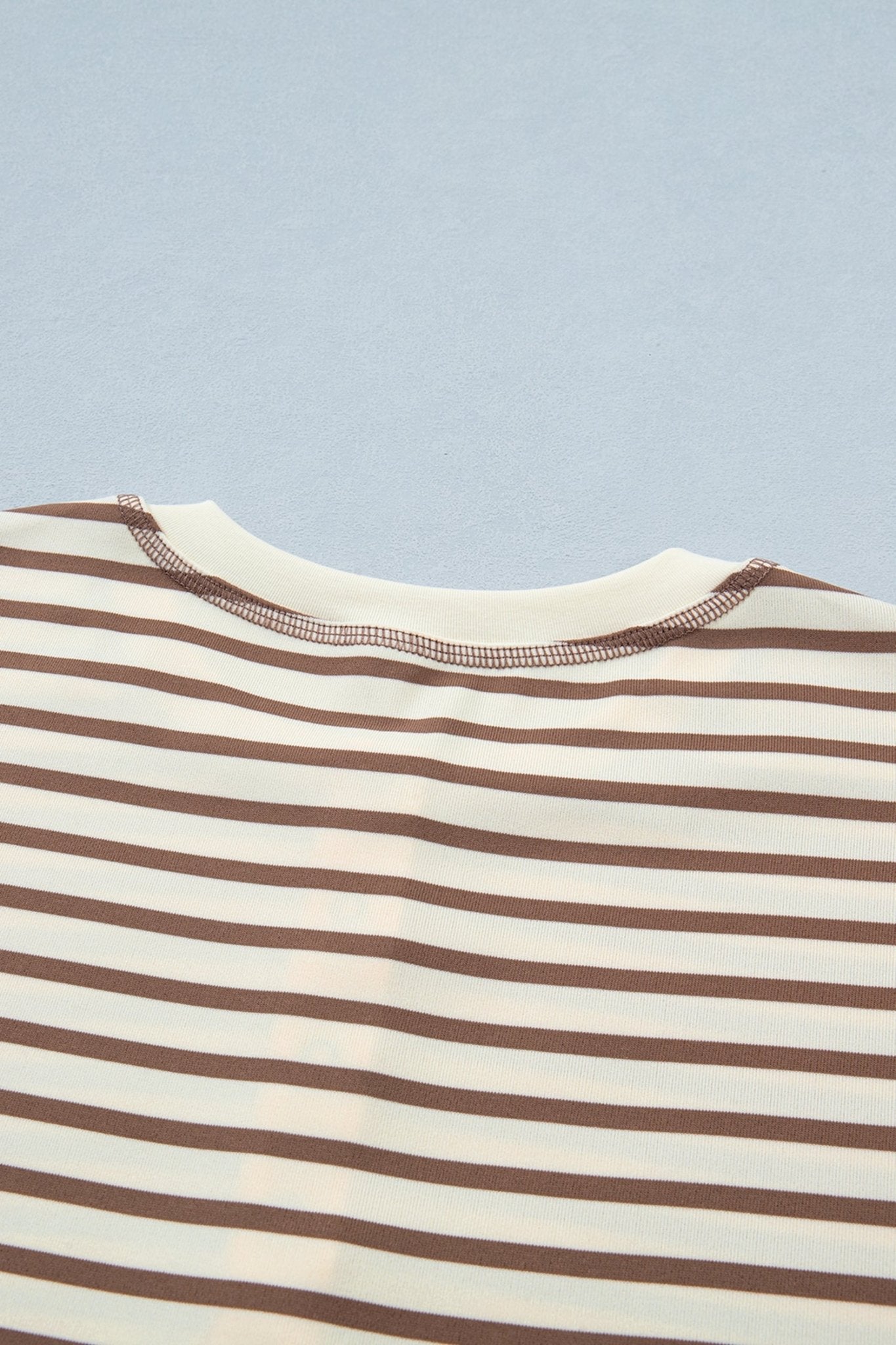 Keira Stripe Half T Shirt - Hello Beautiful BoutiqueTops & TeesThreaded Pear