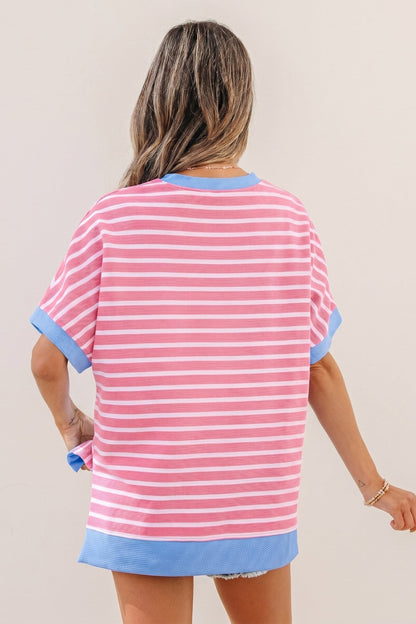 Kelly Loose Short Sleeve Top - Hello Beautiful BoutiqueTops & TeesThreaded Pear